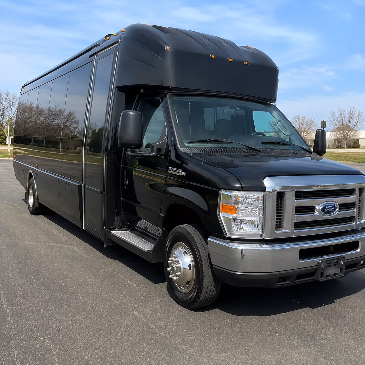 mansfield concert party bus rental