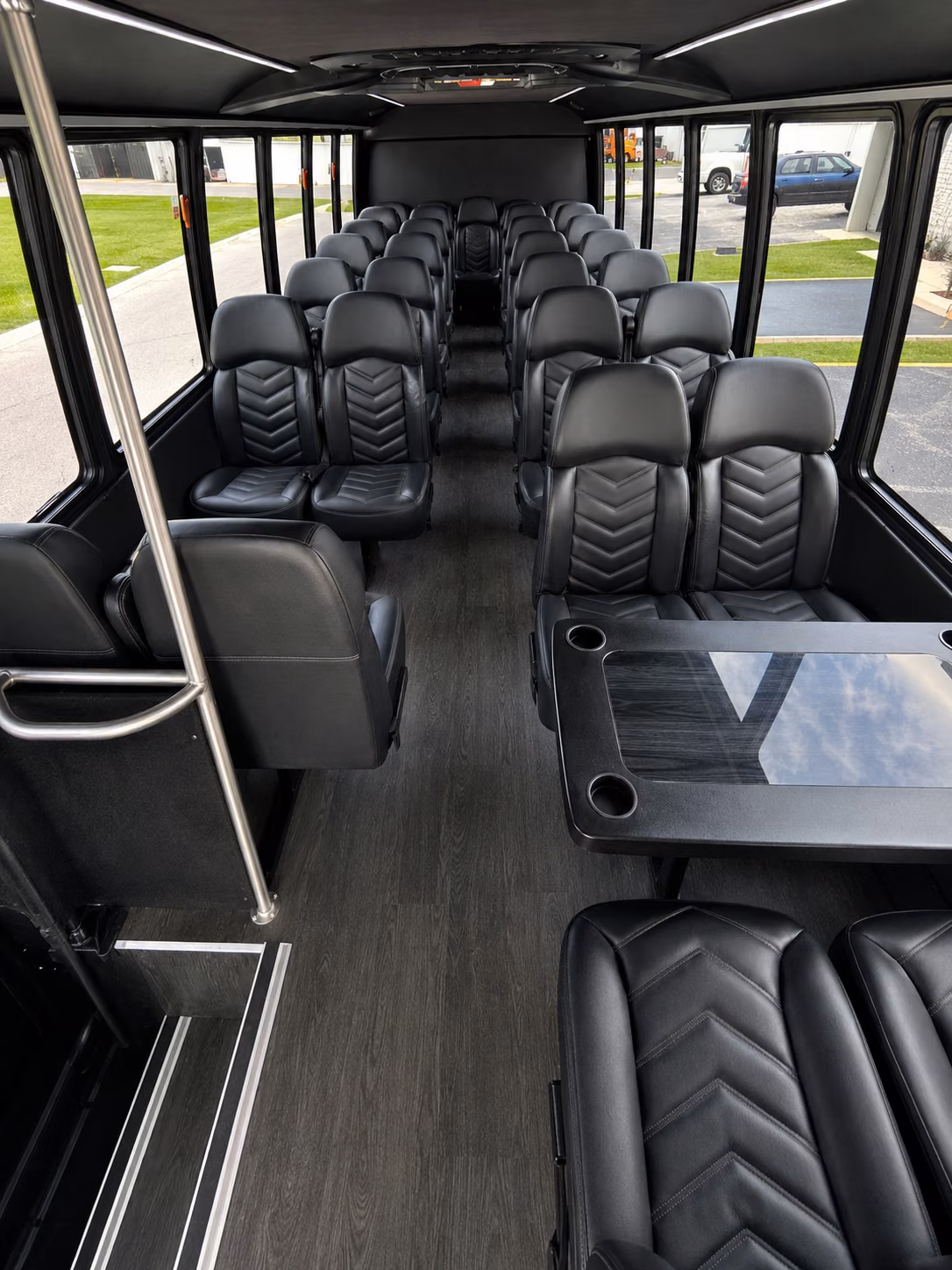 mansfield concert transportation onboard seating