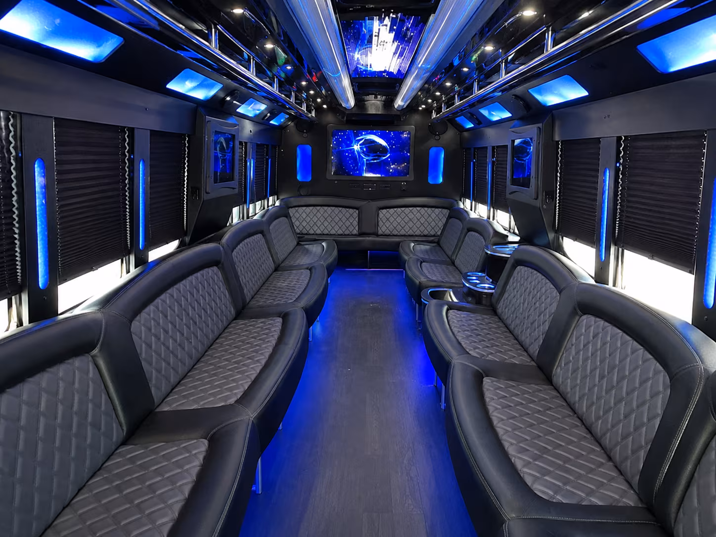 mansfield night out party bus rental