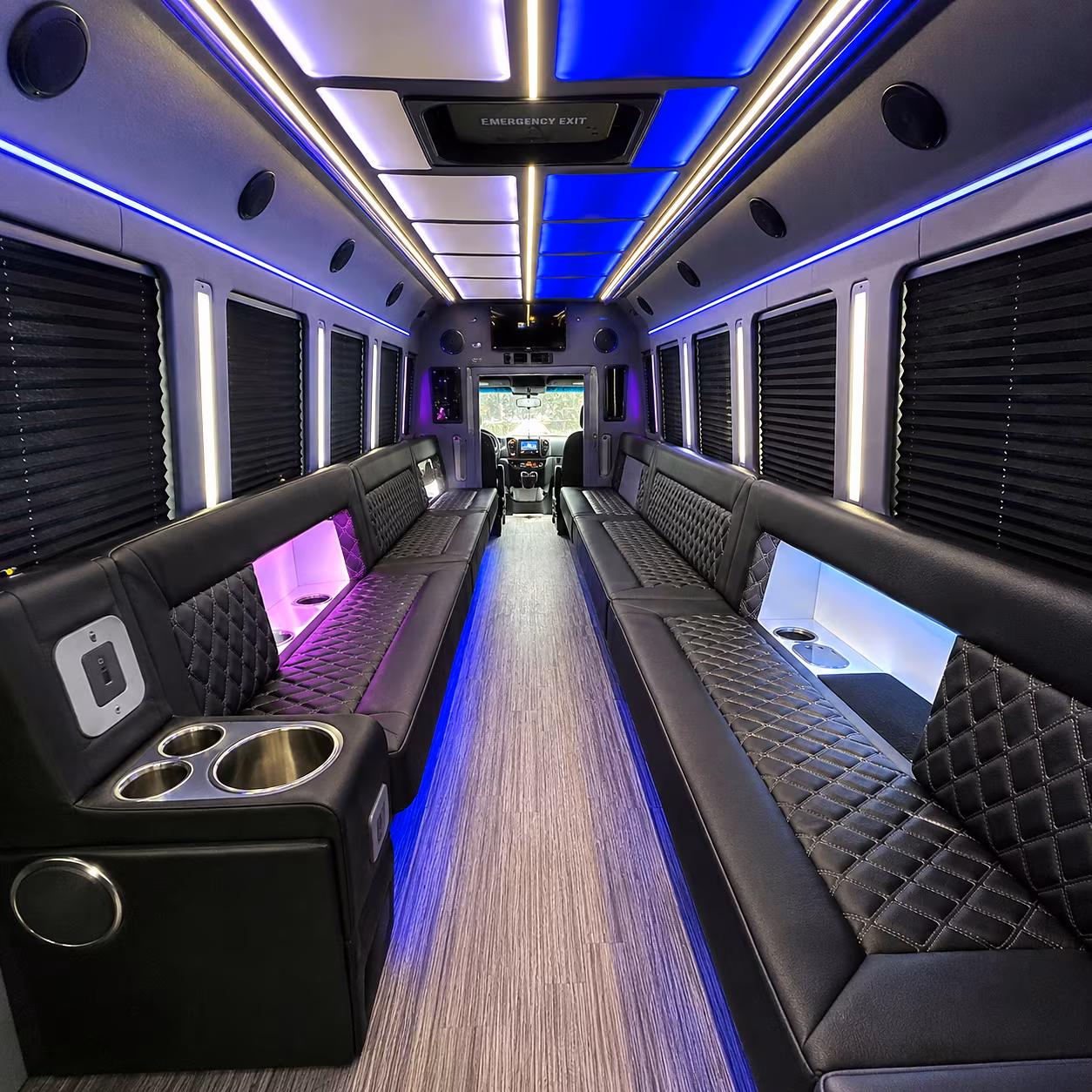 mansfield party bus rentals inside