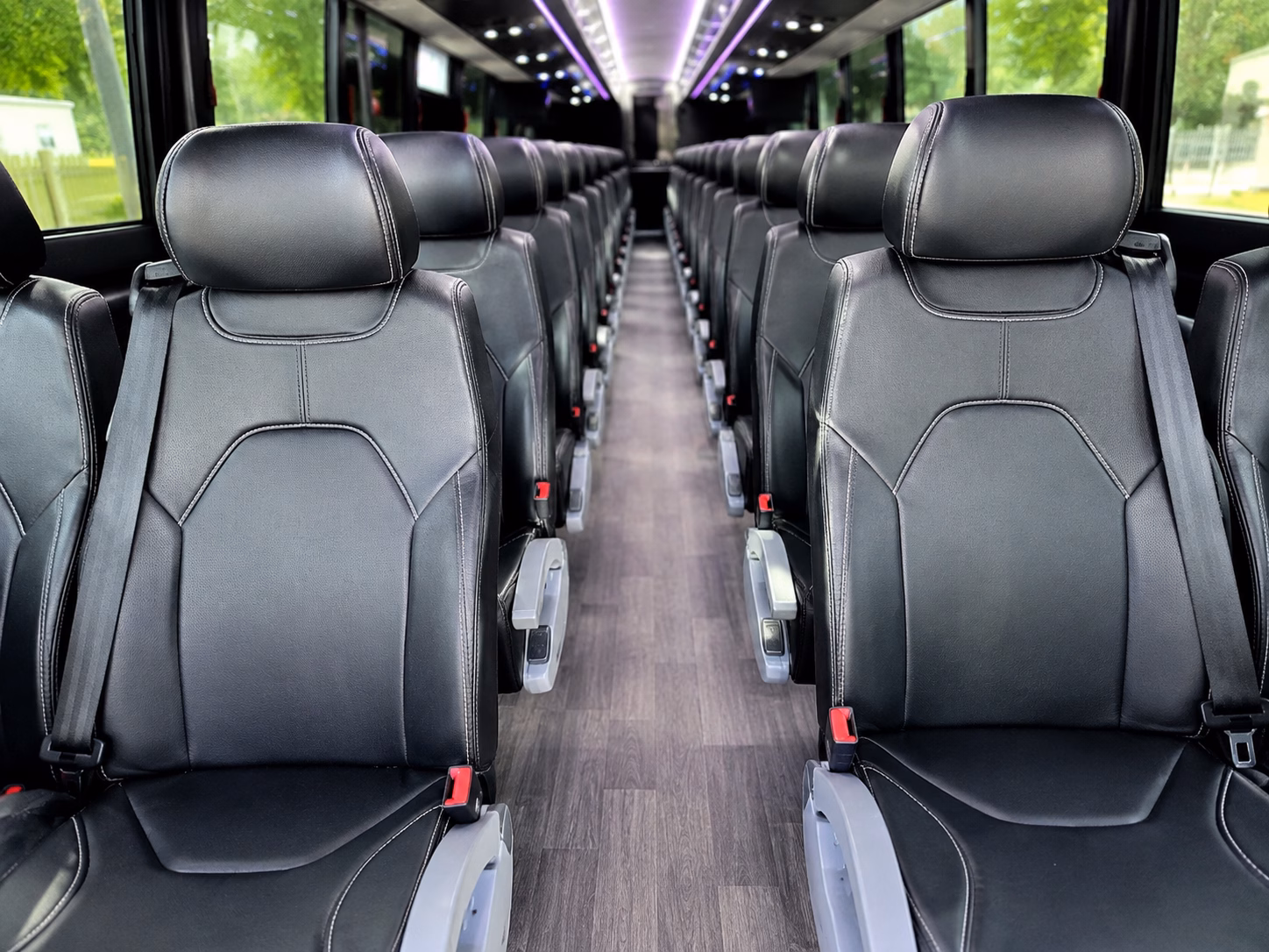 mansfield private event transportation onboard seating