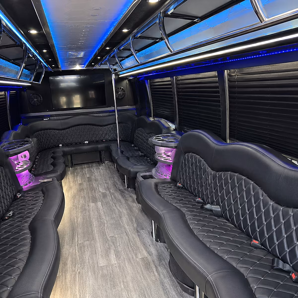 mansfield prom party bus rental