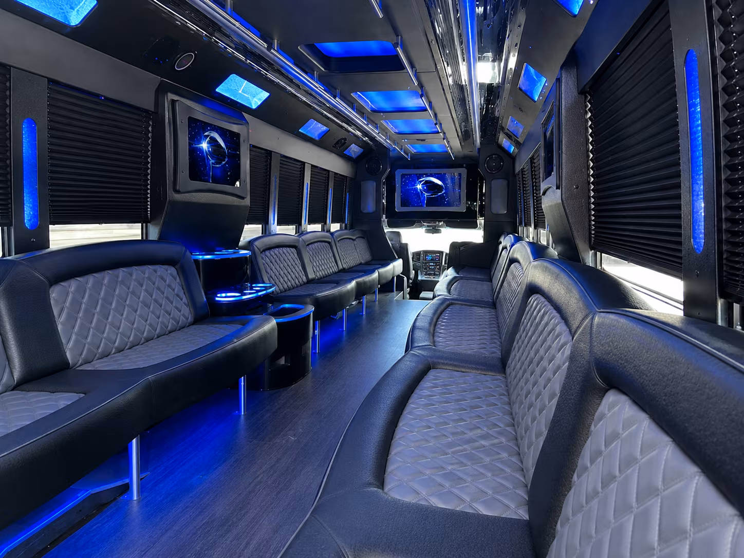 mansfield wedding party bus rental