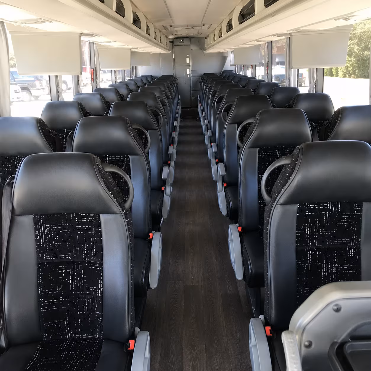 mckinney charter bus rental interior