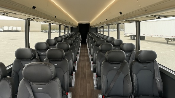 mansfield 25 passenger minibus inside