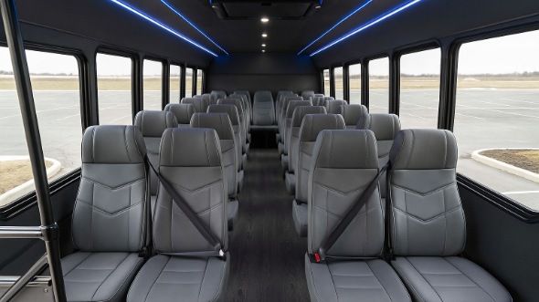 mansfield 25 passenger minibus rental