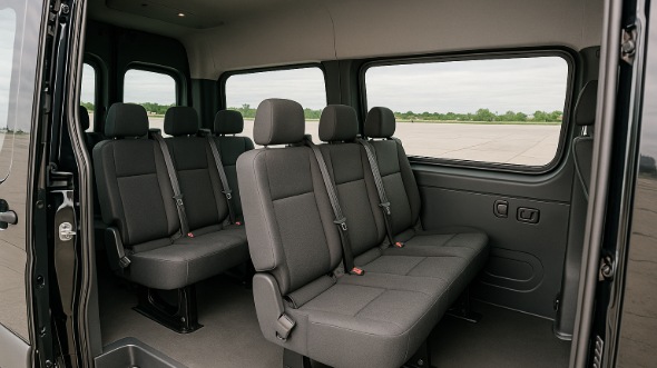 mansfield sprinter van with driver rental